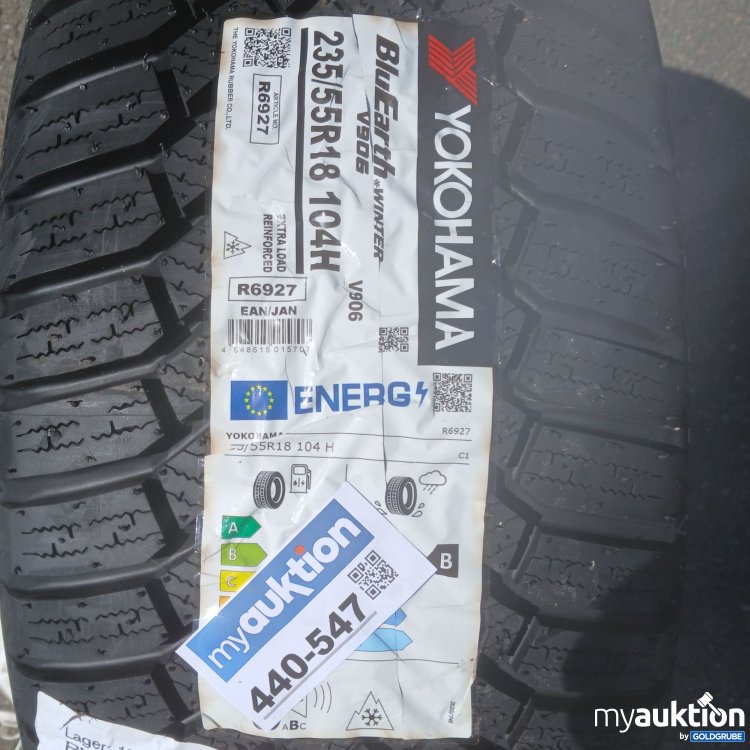 Artikel Nr. 440547: Platin Felge / Yokohama 235/55R18 Reifen