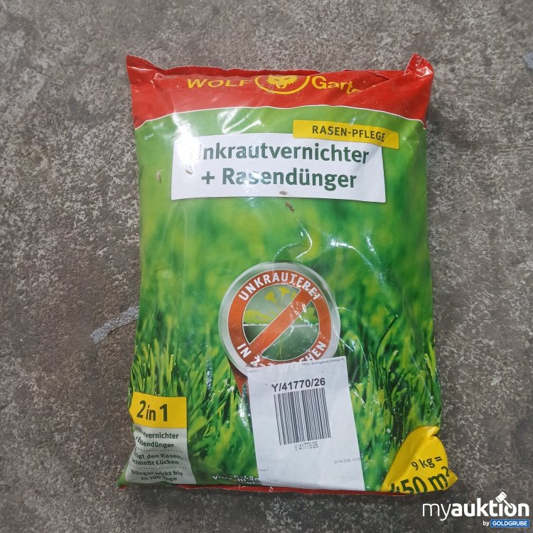 Artikel Nr. 465547 Artikel Nr. 465547: WOLF Garten Unkrautvernichter + Rasendünger 9 kg