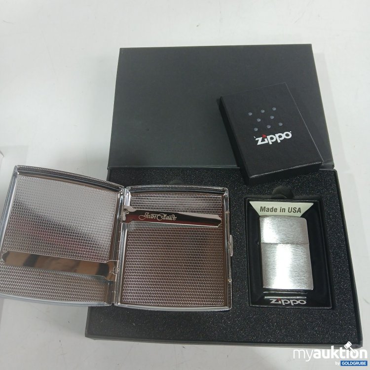 Artikel Nr. 524547: Zippo Feuerzeug + Zigarettenetui 