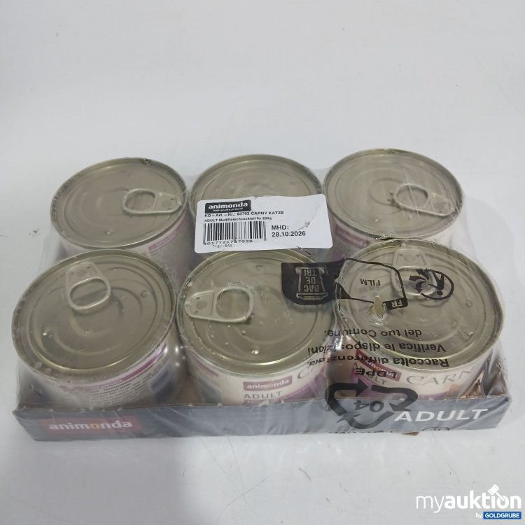 Artikel Nr. 818547: Animonda Carny Katzenfutter Multifleischcocktail 6x200g