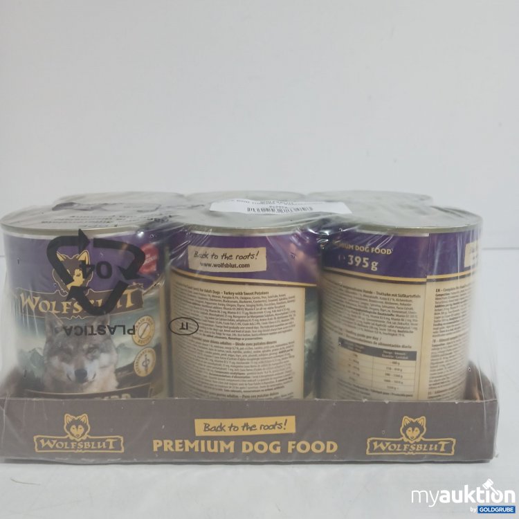 Artikel Nr. 852547: Wolfsblut Black Bird Hundefutter Truthahn+Süßkartoffeln 6x395g