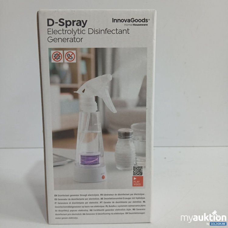 Artikel Nr. 855547 Artikel Nr. 855547: InnovaGoods D-Spray Electrolytic Disinfectant Generator