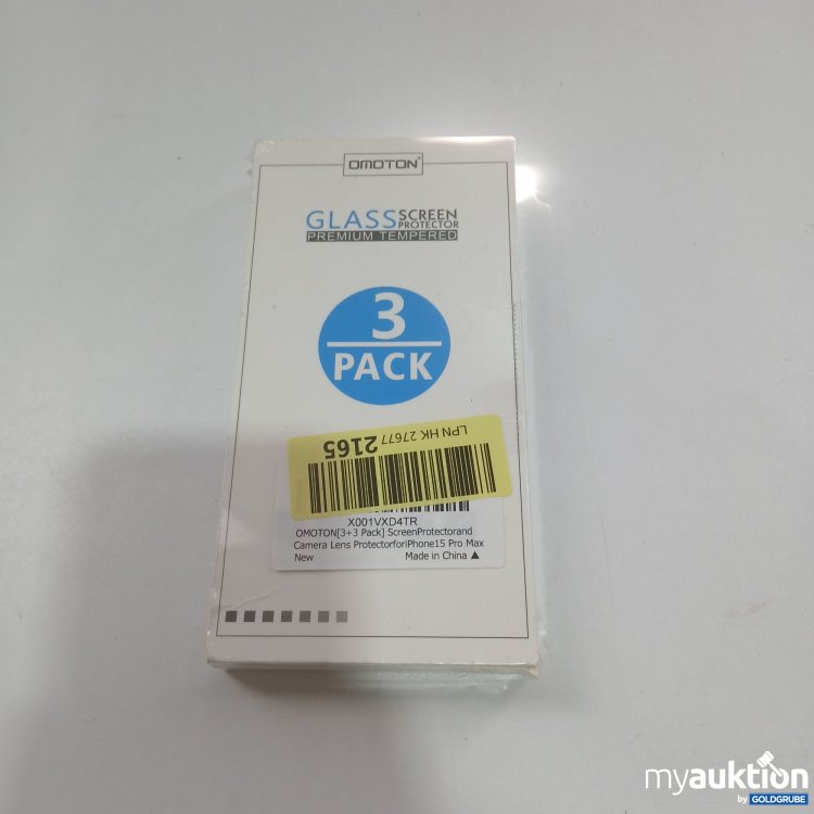 Artikel Nr. 861547: Omoton Glass Screen Protector für IPhone 15 Pro Max