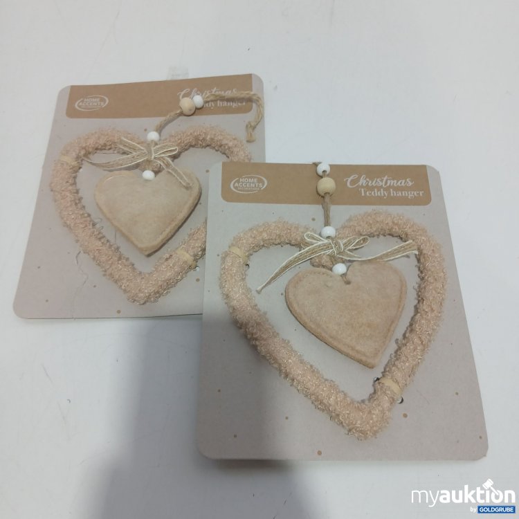 Artikel Nr. 912547: Home Accents Weihnachts-Teddyhänger 2 Stück 