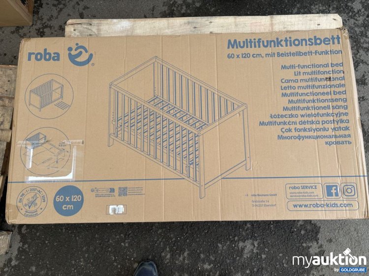Artikel Nr. 921547: roba Multifunktionsbett 60x120 cm mit Beistellbett-Funktion