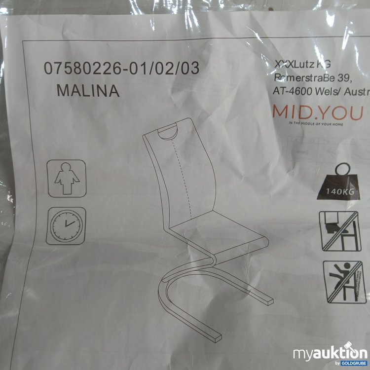 Artikel Nr. 972547: Mid You "Malina" Stühle 2er Set 