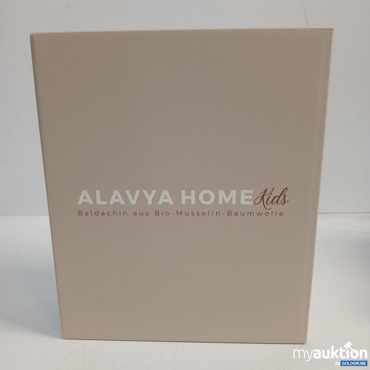 Artikel Nr. 441548: Alavya Home Baldachin aus Bio-Musselin-Baumwolle 50x250cm -Braunb