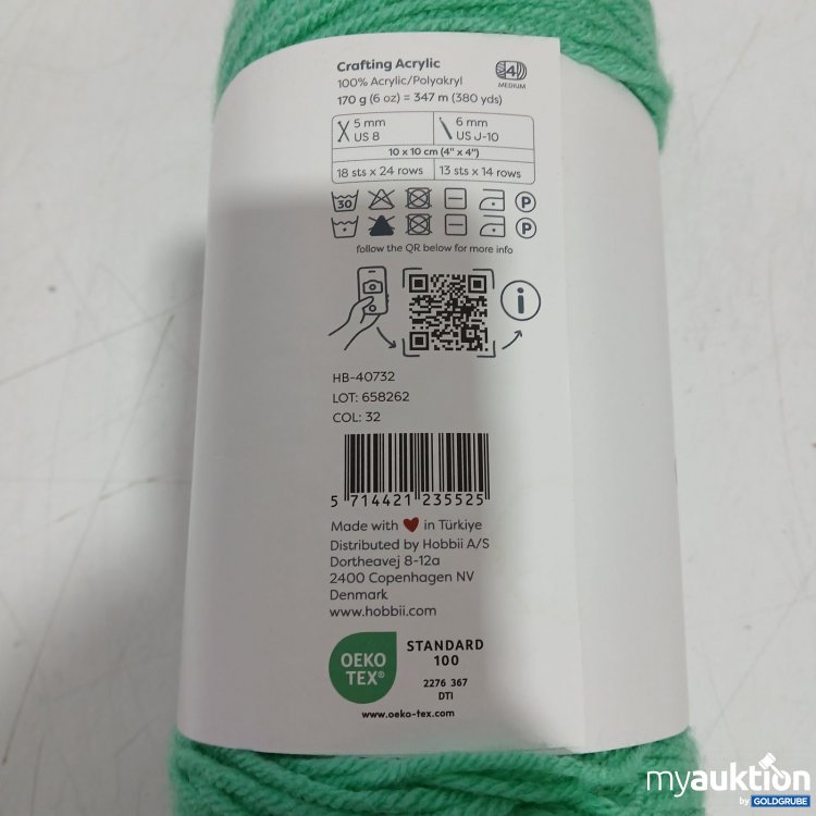 Artikel Nr. 464548 Artikel Nr. 464548: Hobbii Crafting Acrylic Garn 170 g mintgrün