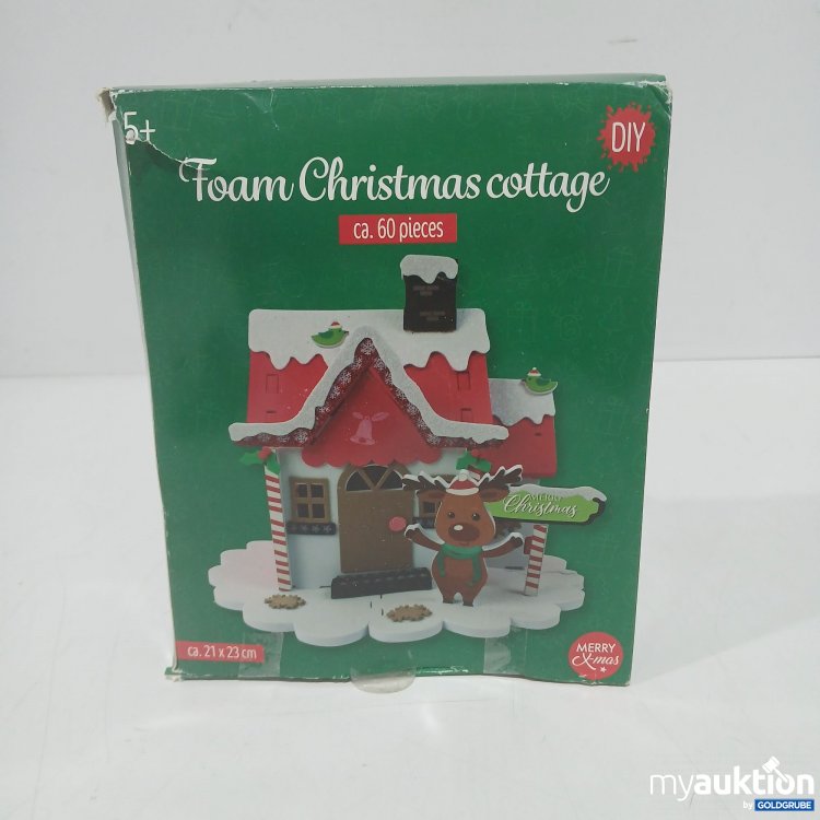 Artikel Nr. 916548: DIY Foam Christmas Cottage ca.21x23cm 60Teile