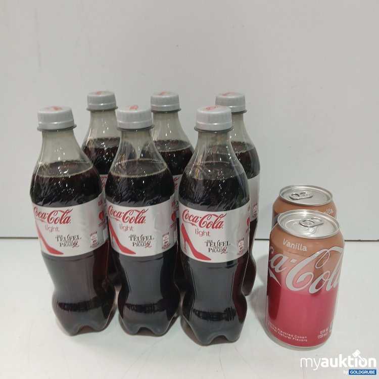 Artikel Nr. 941548 Artikel Nr. 941548: Abgelaufen am 06.09.2026 Coca-Cola 6x0,5 l light Flasche, 2x355ml Vanille Cola