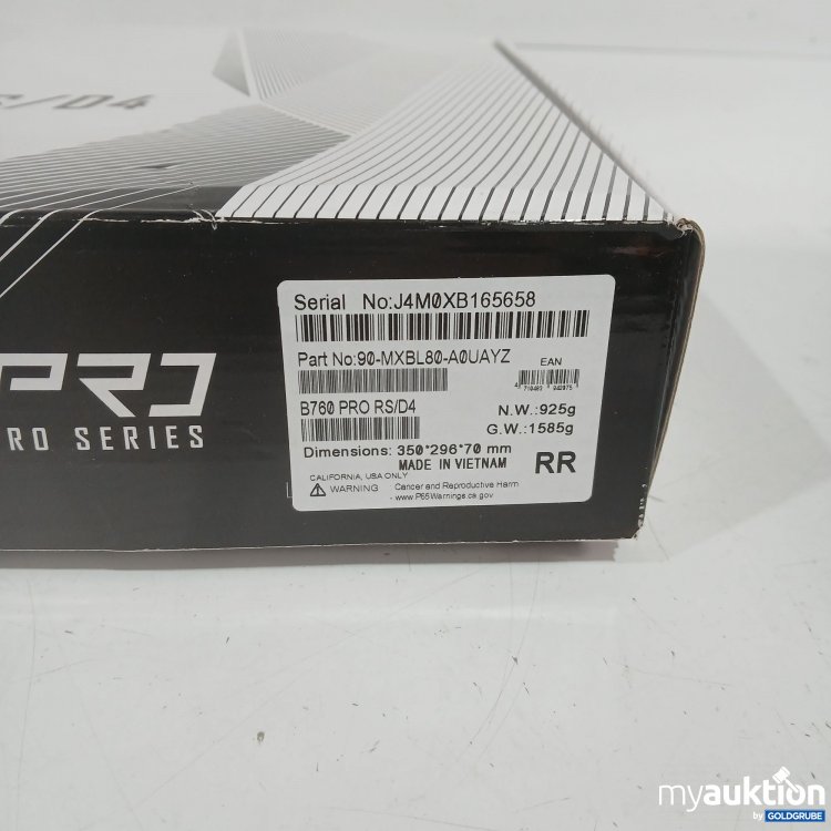 Artikel Nr. 977548: AS Rock B760 Pro RS/D4 Intel 14th Gen CPU Ready 