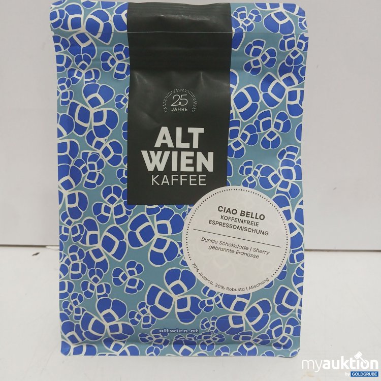 Artikel Nr. 983548: Alt Wien Kaffee Ciao Belle Koffeinfreie Espressomischung 250g 