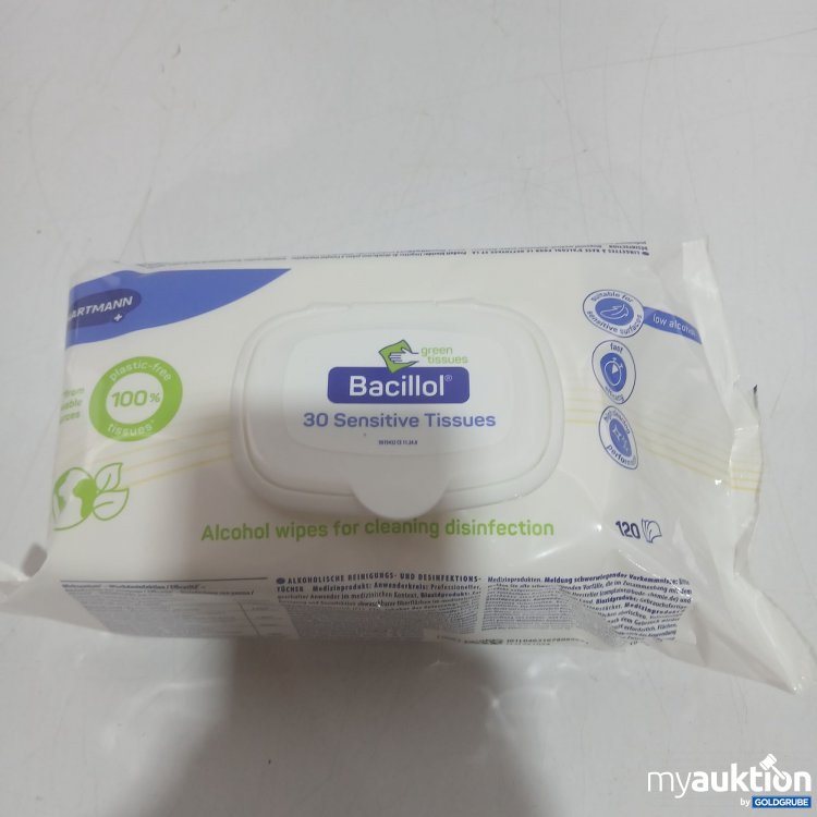 Artikel Nr. 998548 Artikel Nr. 998548: Bacillol 30 Sensitive Tissues 120Blatt
