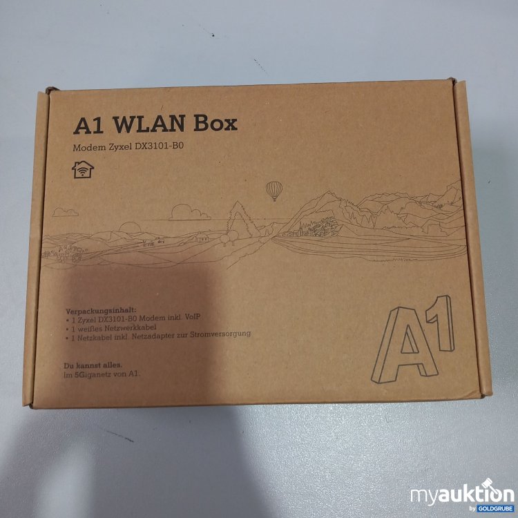 Artikel Nr. 767549 Artikel Nr. 767549: A1 WLAN Box Modem Zyxwl DX3101-B0