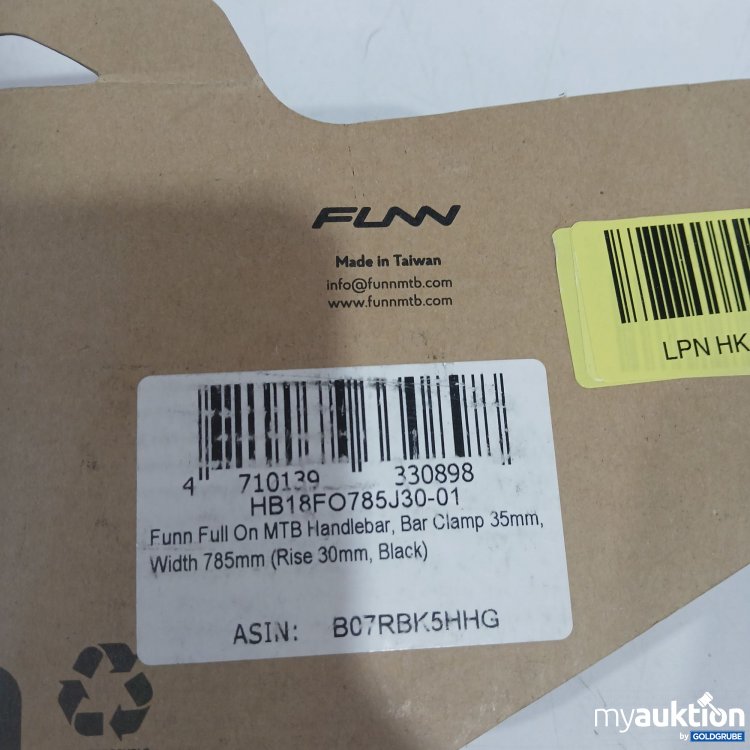 Artikel Nr. 856549: Flnn Handlebar 35mm Width 785mm 