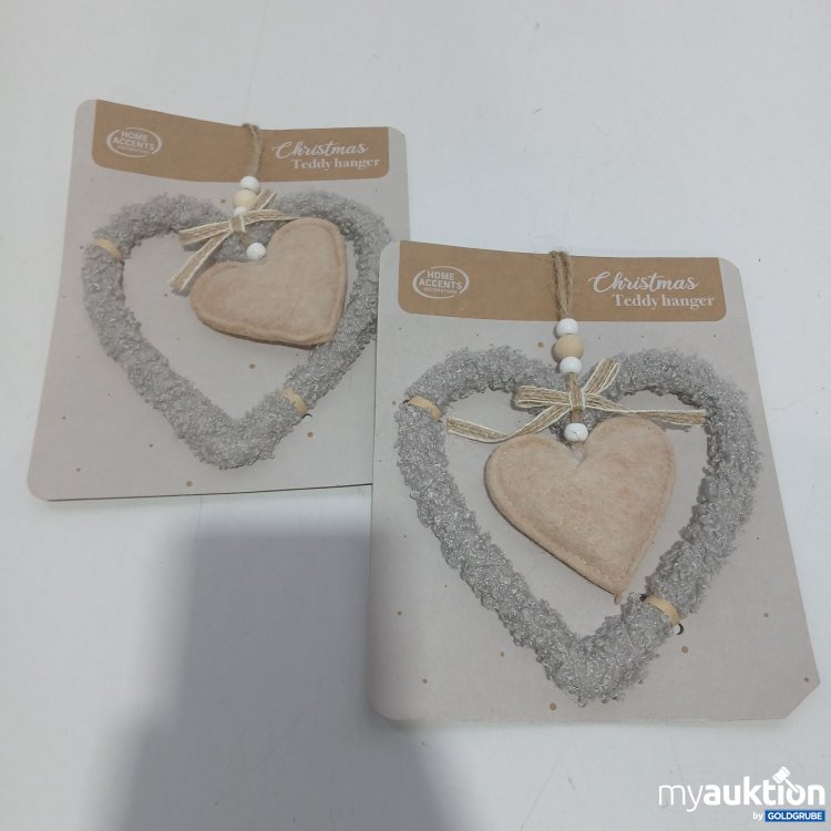 Artikel Nr. 912549 Artikel Nr. 912549: Home Accents Weihnachts-Teddyhänger 2 Stück