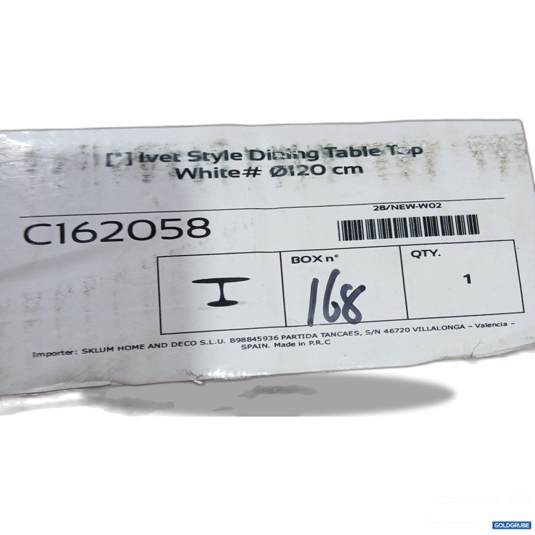 Artikel Nr. 916549: Sklum Style Dining Table Top C162058 White 120cm 