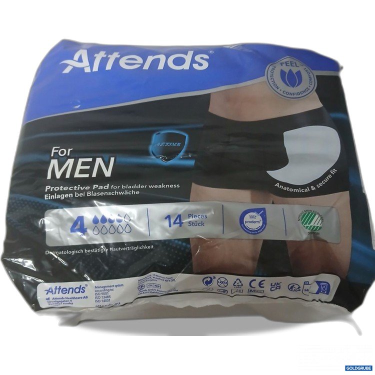 Artikel Nr. 918549: Attends For MEN Protective Pad 14 Stück