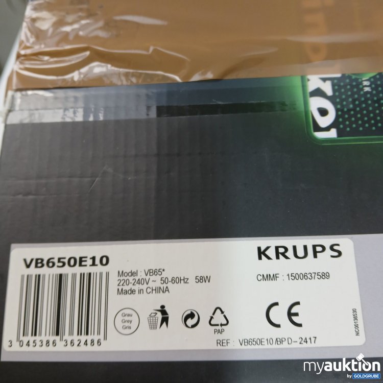 Artikel Nr. 941549: KRUPS VB650E10 Bierzapfanlage The Sub Heineken 58W Original verpackt
Model:VB65