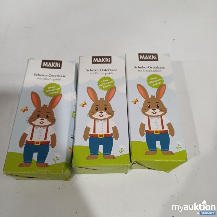 Artikel Nr. 962549: Makri Schoko-Osterhase mit Datteln gesüßt je 40g 