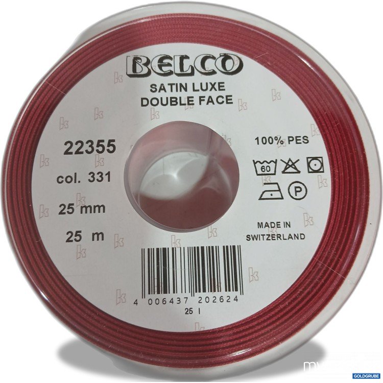 Artikel Nr. 977549: Belco Satin Luxe Double Face 25mm 25m Col. 331 