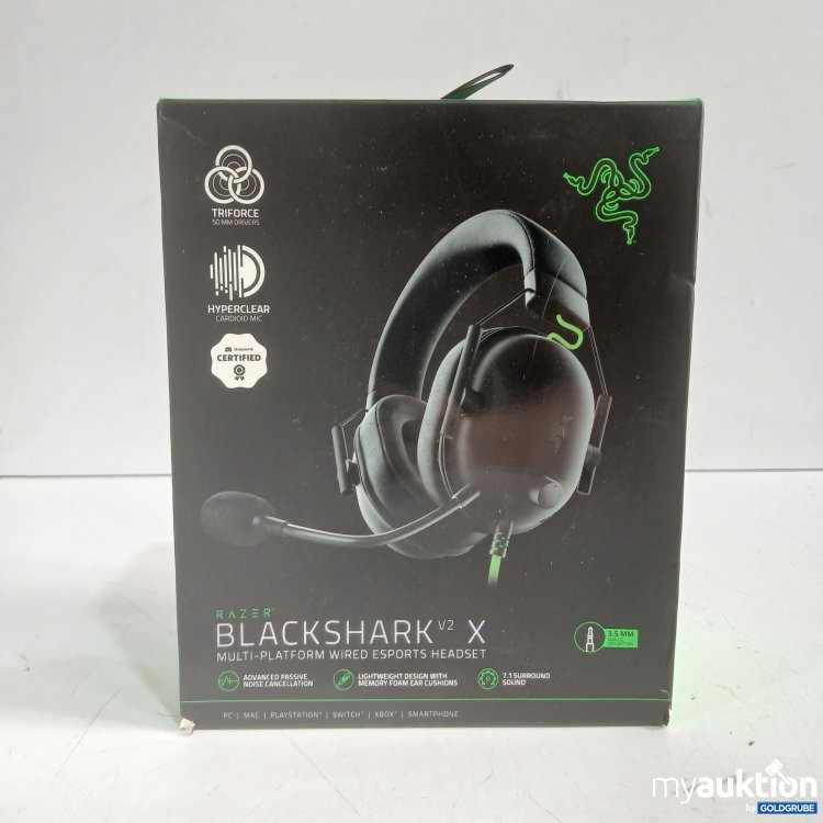 Artikel Nr. 989549 Artikel Nr. 989549: Razer Blackshark V2 Multi-Platform Wired Esports Headset