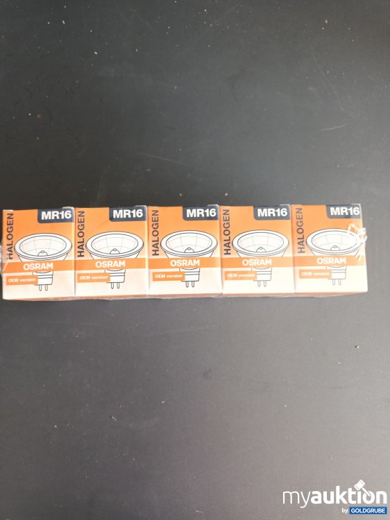 Artikel Nr. 398550: 10 Originalverpackte Osram Halogen Lampen 