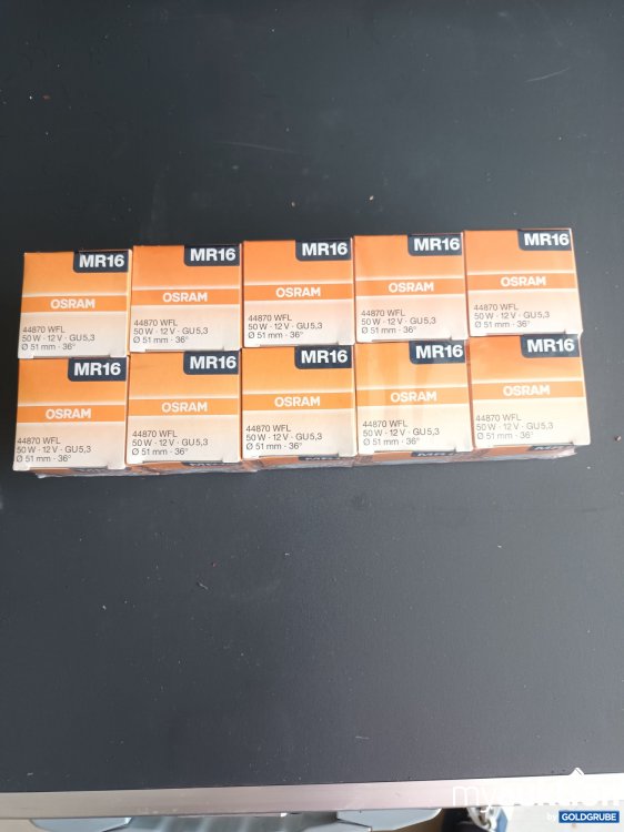 Artikel Nr. 398550: 10 Originalverpackte Osram Halogen Lampen 