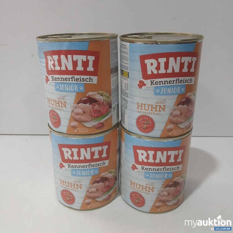 Artikel Nr. 469550: Rinti Kennerfleisch Junior mit Huhn getreidefrei 4x800g