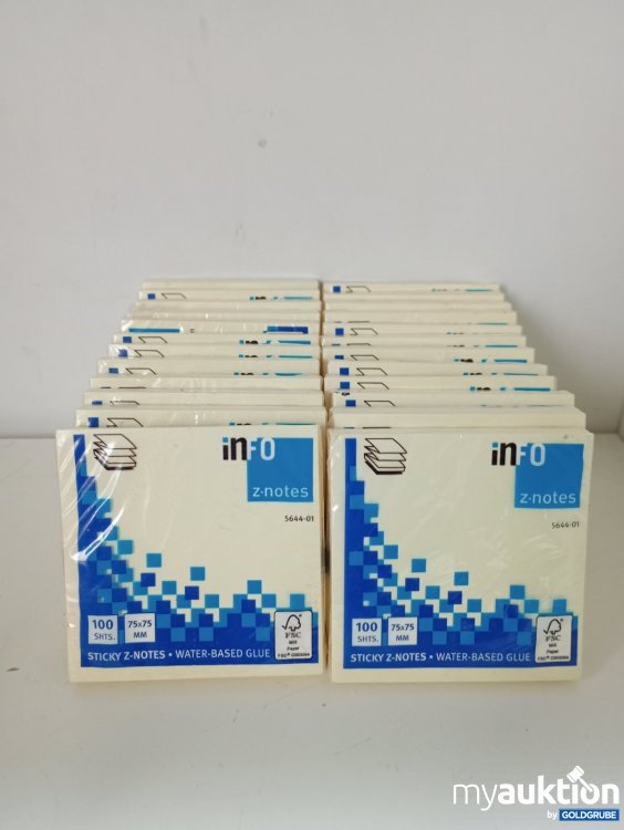 Artikel Nr. 471550: info Z-Notes Sticky 75x75 mm 24 x 100 Blatt