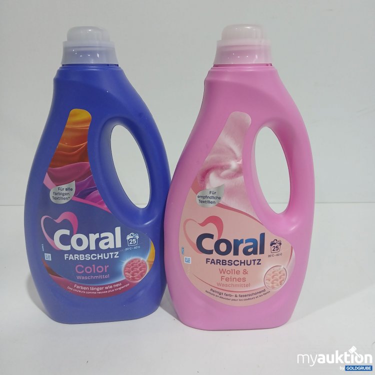 Artikel Nr. 816550 Artikel Nr. 816550: Coral Farbschutz Waschmittel je 1,25L