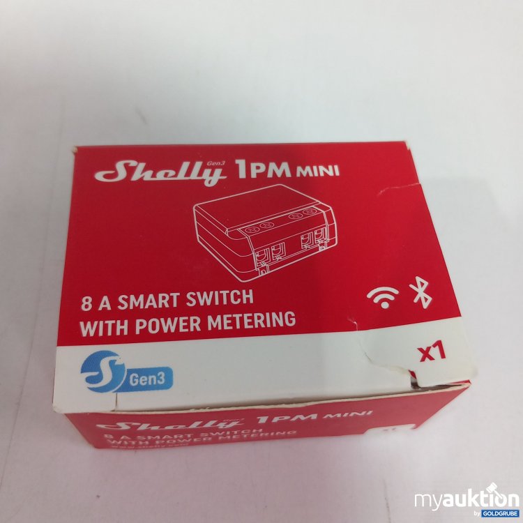 Artikel Nr. 821550 Artikel Nr. 821550: Shelly 1PM Mini Gen3, 8A Smart Switch