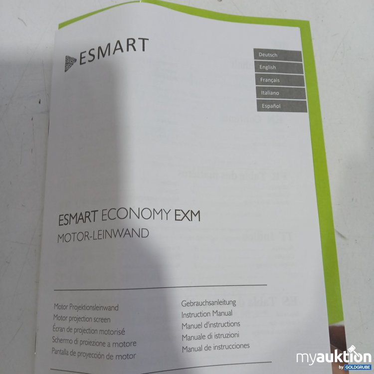 Artikel Nr. 885550: Esmart Motor-Leinwand Economy EXM 