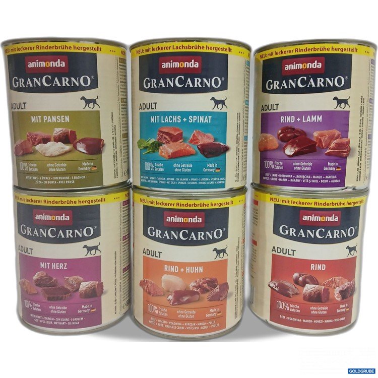 Artikel Nr. 894550: Animonda Gran carno diverse Sorten 6x800g