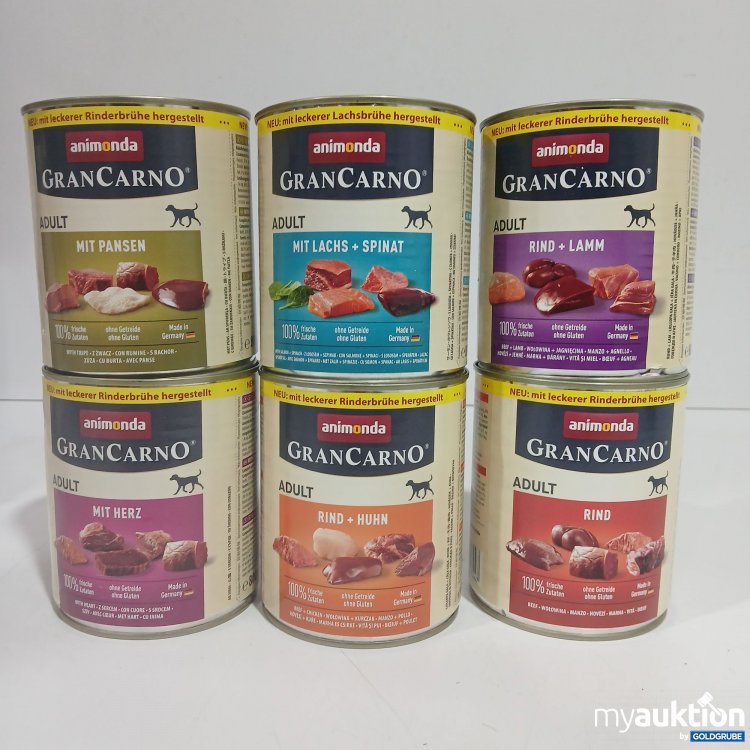 Artikel Nr. 894550: Animonda Gran carno diverse Sorten 6x800g
