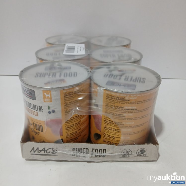 Artikel Nr. 954550: MAC'S Super Food für Hunde Adult 6 x 800g Turkey 