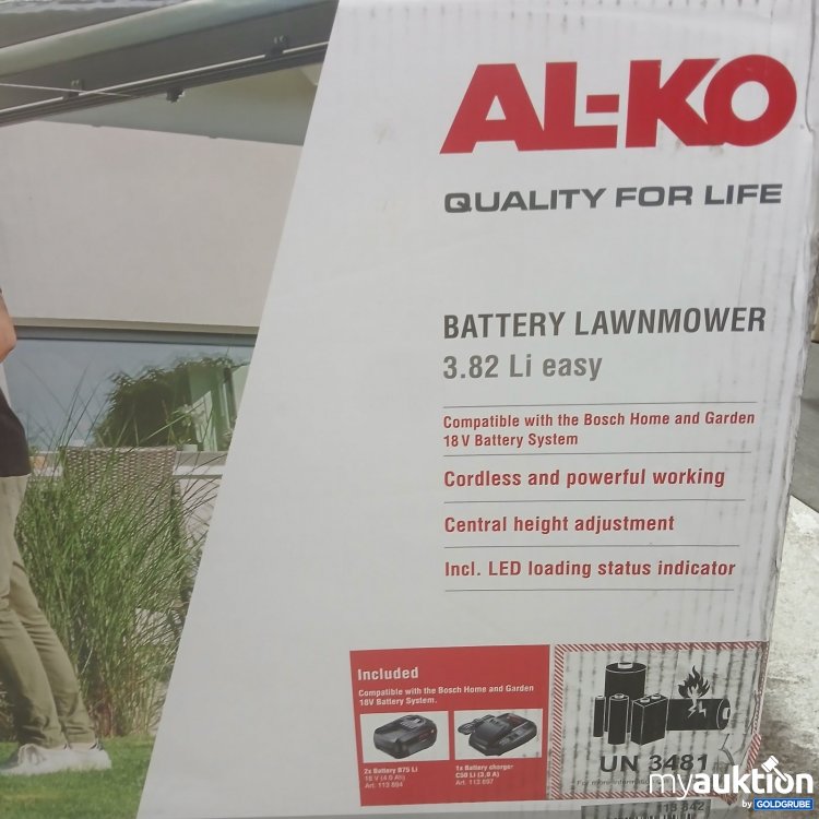 Artikel Nr. 445551 Artikel Nr. 445551: AL-KO Akku-Rasenmäher 3,82 l i easy Verpackung beschädigt
Art.Nr 114011