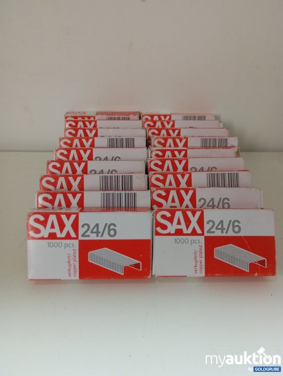 Artikel Nr. 471551 Artikel Nr. 471551: SAX Heftklammern 24/6 18 x 1000 Stk.