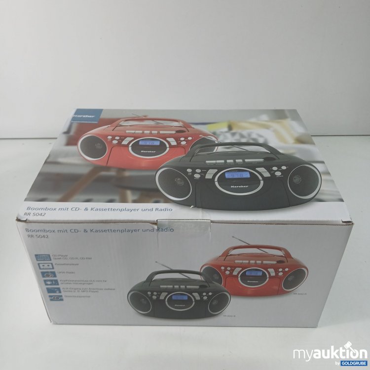 Artikel Nr. 812551 Artikel Nr. 812551: Karcher Boombox mit CD-& Kassettenplayer und Radio