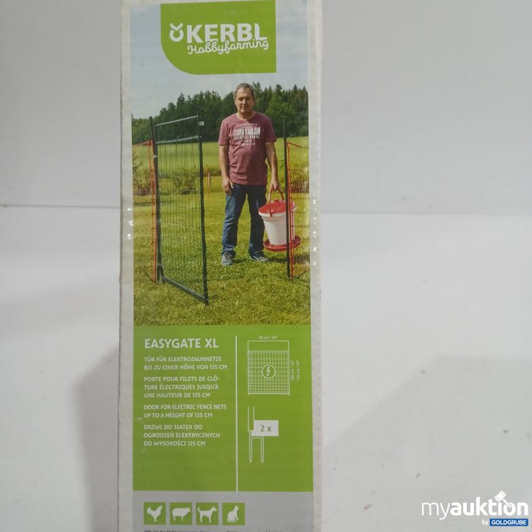 Artikel Nr. 893551: Kerbl EasyGate XL Tür für Elektrozaunnetze in einer Höhe von 125cm
