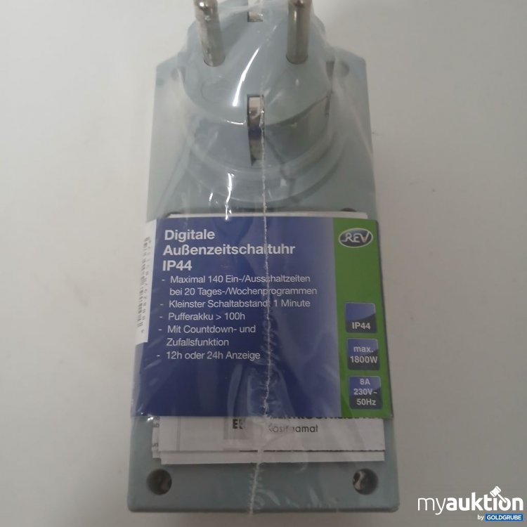 Artikel Nr. 918551 Artikel Nr. 918551: REV Digitale Außenzeitschaltuhr IP44