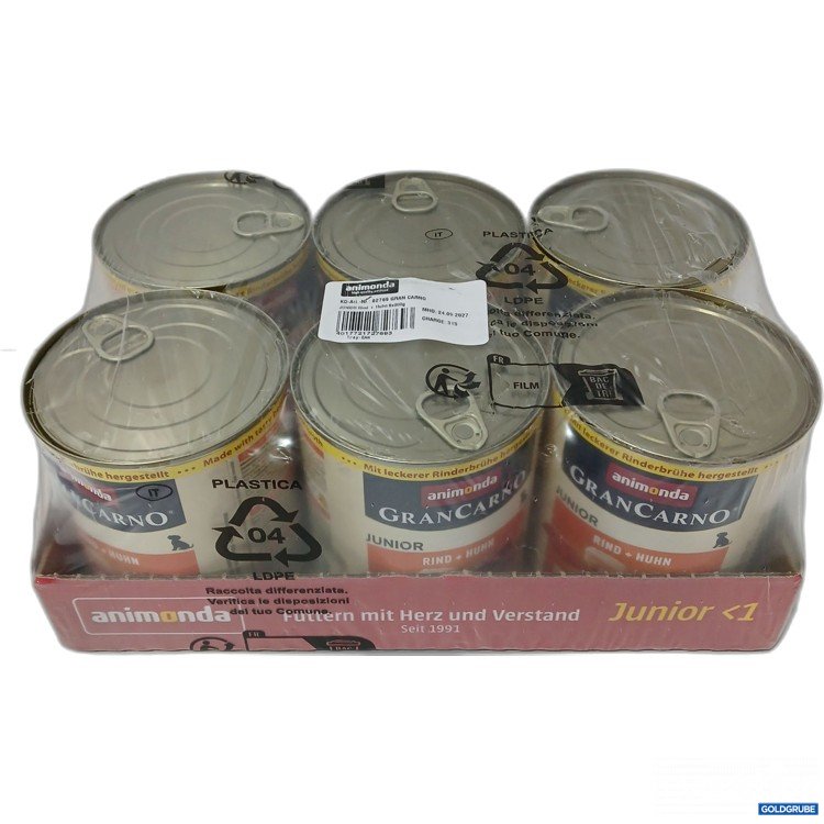 Artikel Nr. 954551: Animonda Gran Carno Junior Rind + Huhn 6 x 800g 