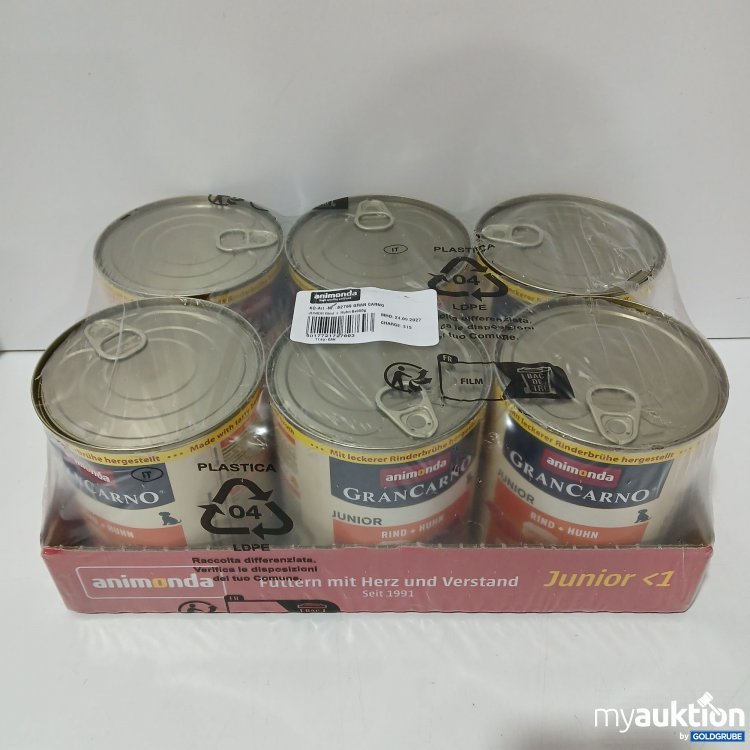 Artikel Nr. 954551: Animonda Gran Carno Junior Rind + Huhn 6 x 800g 