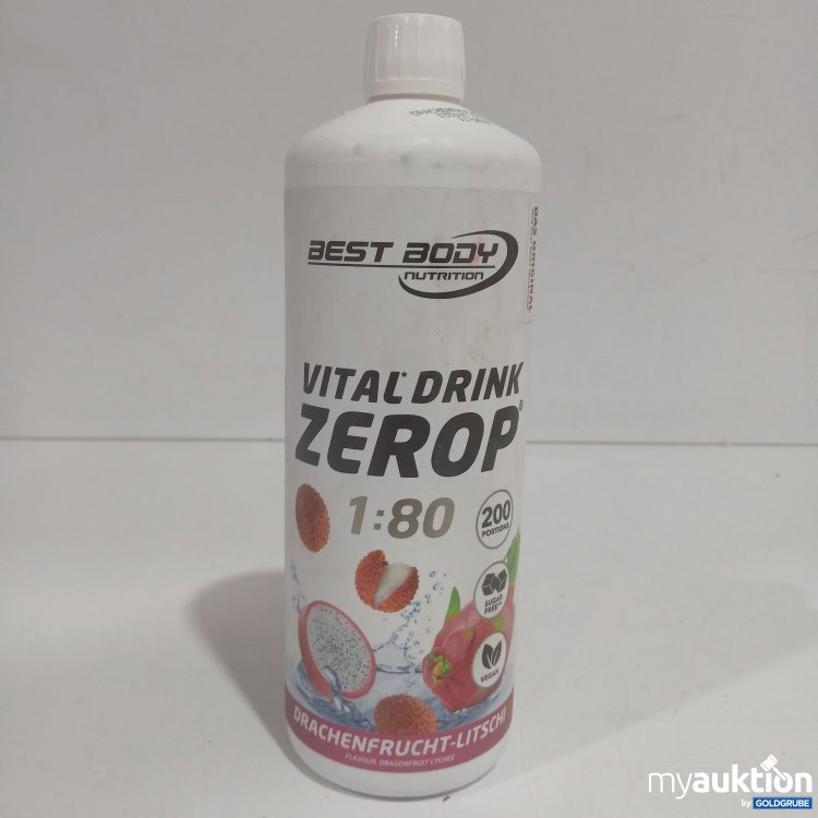 Artikel Nr. 960551: Best Body Vital Drink Zerop 1:80 Drachenfrucht-Litschi 1000ml 