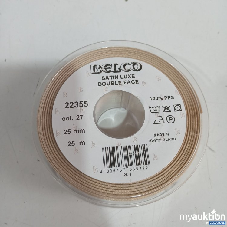 Artikel Nr. 977551 Artikel Nr. 977551: Belco Satin Luxe Double Face 25mm 25m Col. 27