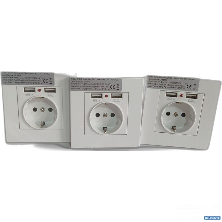 Artikel Nr. 989551 Artikel Nr. 989551: Steckdosen mit USB Anschluss 3er Set