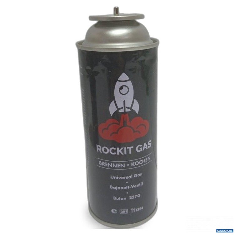 Artikel Nr. 445552 Artikel Nr. 445552: Rockit Gas Butan 227 g Gasdose fehlender Deckel bei einer Dose