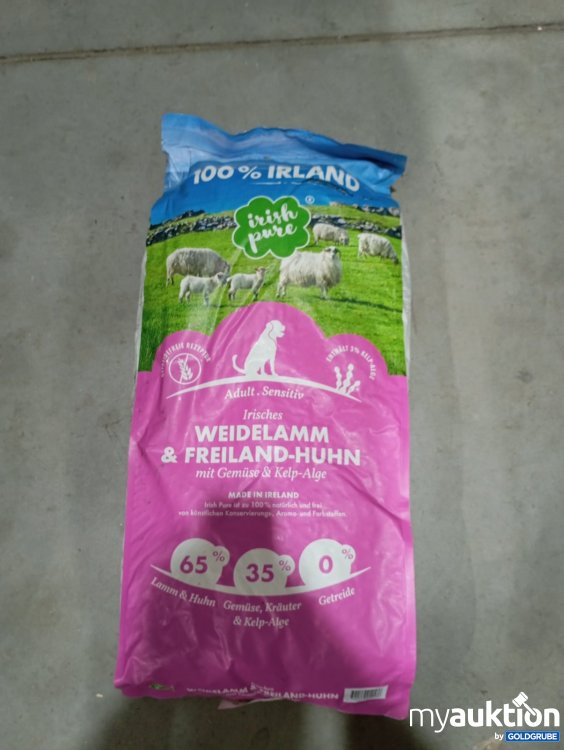 Artikel Nr. 467552 Artikel Nr. 467552: Irish Pure Adult Sensitiv Weidelamm & Freiland-Huhn Hundefutter 12kg
