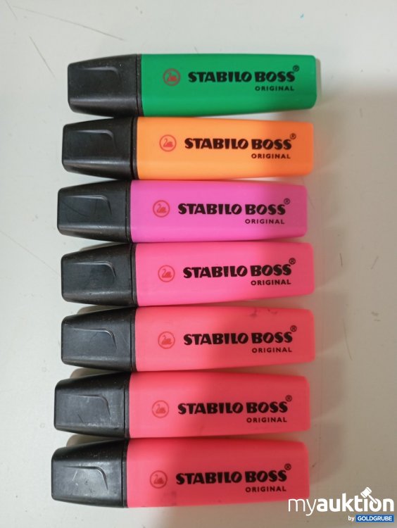 Artikel Nr. 471552: Stabilo Boss Textmarker Original verschiedene Farben 7 Stk.
