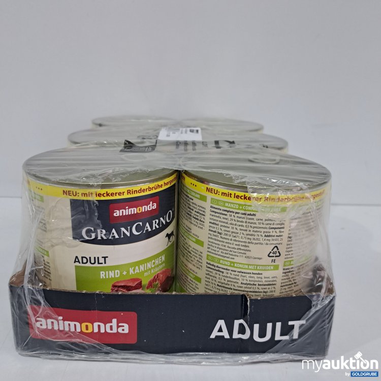 Artikel Nr. 817552: Animonda Adult Gran Carno Rind/Kaninchen 6x800g